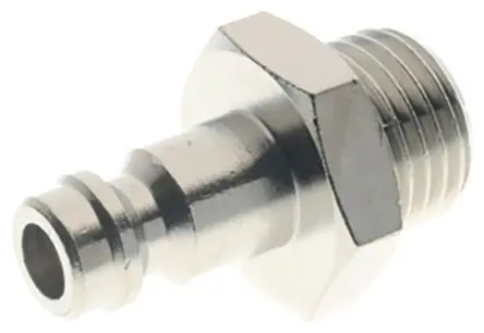 Produktfoto 1 von RS PRO Schlauchtülle, Messing 1/4 in Stecker, BSP, 0.25Zoll