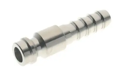Produktfoto 1 von RS PRO Schlauchtülle, Messing vernickelt Hose Barb Stecker, 8mm