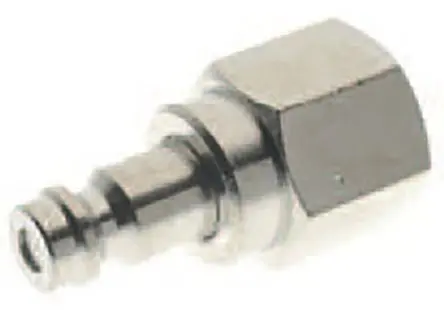 Produktfoto 1 von RS PRO Schlauchtülle, Messing vernickelt 1/8 in Stecker, 0.13Zoll