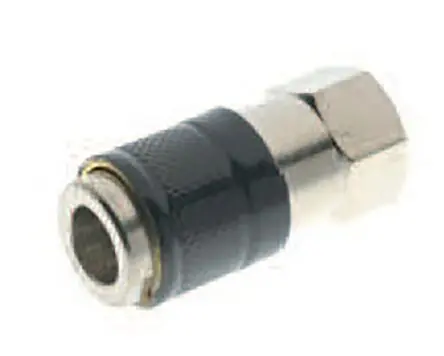 Produktfoto 1 von RS PRO Druckluft-Schnellkupplung, Messing vernickelt 1/4 in Buchse, BSP