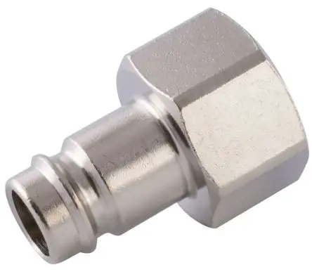 Produktfoto 1 von RS PRO Schlauchtülle, Messing vernickelt 1/2 in Buchse, ISO 228 Klasse A