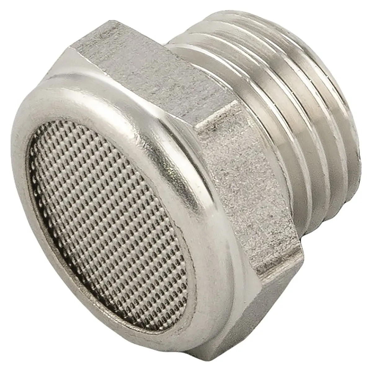 Produktfoto 1 von RS PRO Pneumatischer Schalldämpfer aus Edelstahl 10 bar, Mit Gewinde G