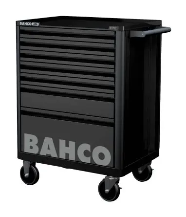 Produktfoto 1 von Bahco Vollstahl Rollenschrank, Typ Werkzeugwagen 7 Schubladen mit Rädern, 965 mm x 693mm x 510 mm