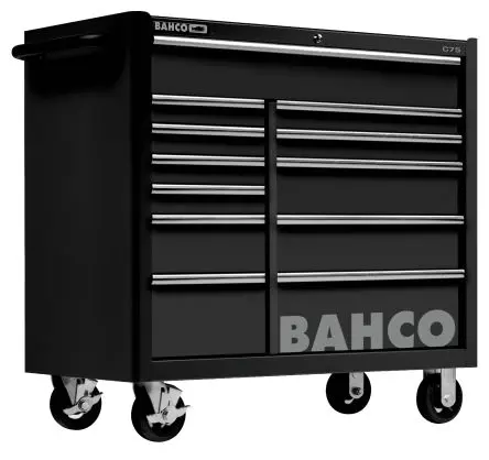 Produktfoto 1 von Bahco Edelstahl Rollenschrank, Typ Werkzeugwagen 12 Schubladen mit Rädern, 985 mm x 1.02m x 501 mm