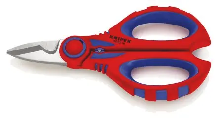Produktfoto 1 von Knipex Handwerkerschere Edelstahl 160 mm, Zweikomponenten-Griffe-Griff