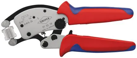Produktfoto 1 von Knipex Twistor 16 Crimp-Werkzeug für Aderendhülsen, 200mm