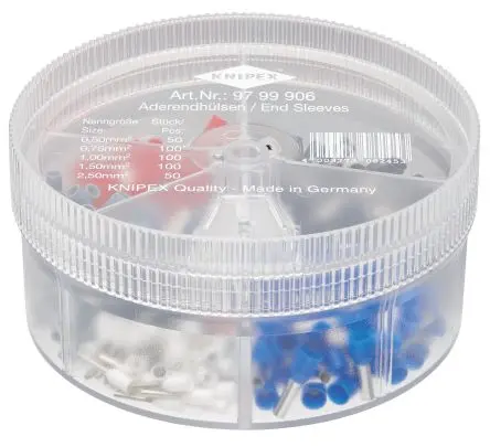 Produktfoto 1 von Knipex Crimp Set Aderendhülse Crimp-Sortiment-Satz