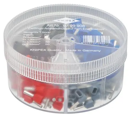 Produktfoto 1 von Knipex Crimp Set Aderendhülse Crimp-Sortiment-Satz