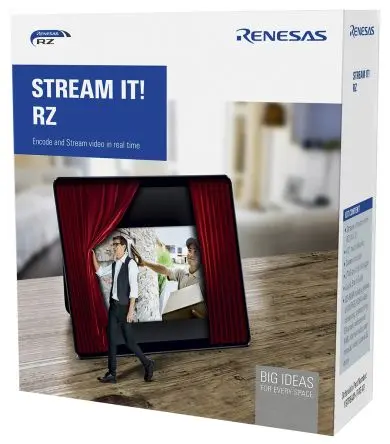 Produktfoto 1 von Renesas RZ/A1-LU STREAM IT RZ für Streaming-fähige HMIs Entwicklungstool Sensor für RZ-Netzwerk-Stream