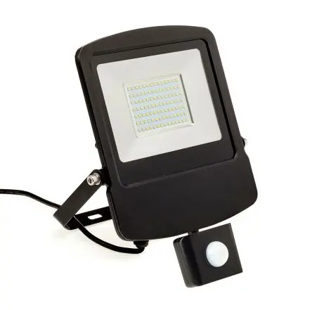Produktfoto 1 von RS PRO REX Slim Flutlicht, 240V ac Bewegungsmelder inkludiert, IP65