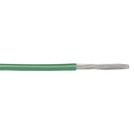 Produktfoto 1 von Alpha Wire Hookup Wire TEFLON PTFE-Schaltgeräteleitung, 18 AWG 30 m Grün Ø 0.069 Zoll 19 Litzen Polytetrafluorethylen