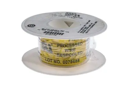 Produktfoto 1 von Alpha Wire Hookup Wire TEFLON Schaltdraht, 28 AWG 30 m Weiß Ø 0.89 mm 7 Litzen Polytetrafluorethylen