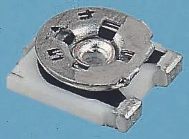Produktfoto 1 von Bourns TC33 1-Gang Oberfläche Trimm-Potentiometer, Einstellung von oben, 5 kΩ, 25 %, 0.1 W, Lötauge, L. 3.8 mm