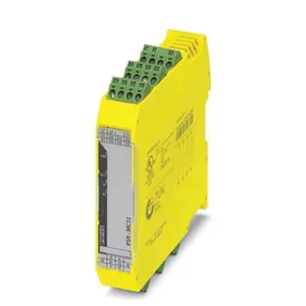 Produktfoto 1 von Phoenix Contact PSR-MC32 Sicherheitsrelais 230V ac/dc, 24 V ac/dc, 3 Sicherheitskontakte, Manuell EN ISO 13849-1, EN IEC