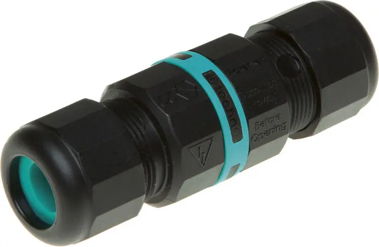 Produktfoto 1 von Techno THB Miniature Rundsteckverbinder Buchse 4-polig Buchse 32A Inline IP68