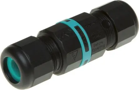 Produktfoto 1 von Techno THB Miniature Rundsteckverbinder Buchse 4-polig Buchse 32A Inline IP68