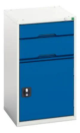 Produktfoto 1 von Bott 2 Stahl Schubladeneinheit, Kleinteilemagazin Grau, 900 mm x 525mm x 550 mm