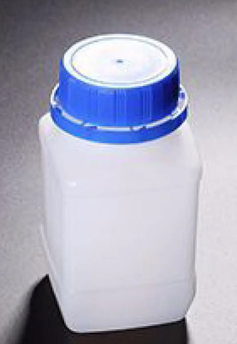 Produktfoto 1 von RS PRO Hochdichtes Polyethylen Laborflasche 100ml, Ø 32 mm Vorratsflasche Weithalsig