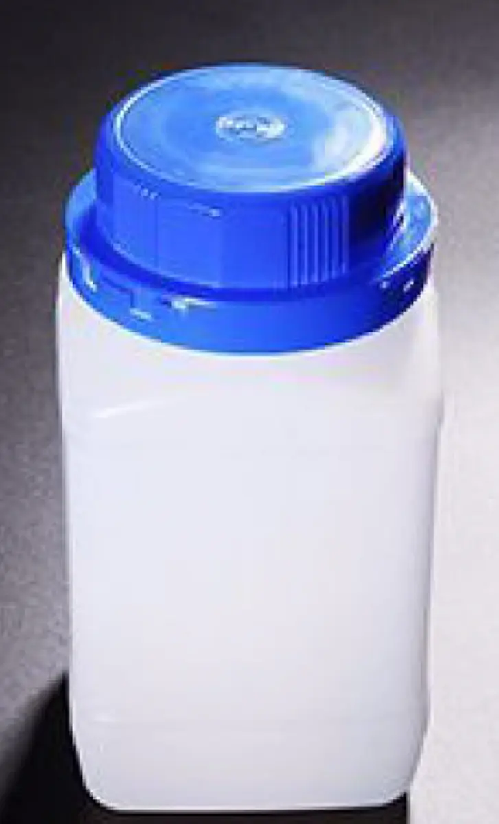Produktfoto 1 von RS PRO Hochdichtes Polyethylen Laborflasche 500ml, Ø 70 mm Vorratsflasche Weithalsig