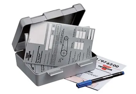 Produktfoto 1 von OPTIBELT Antriebsriemen-Diagnosekit Schmutzresistenter Marker, (2) Pads, Riemenschutz