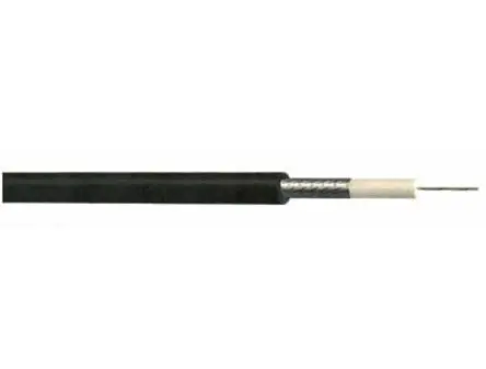 Produktfoto 1 von RS PRO Geschirmt Koaxialkabel, 50 Ω, 500 m, Schwarz