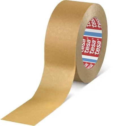 Produktfoto 1 von Tesa 4304 Tesa 4304 Papier Abdeckband Braun, Stärke 0.145 Naturgummi-Kleber 50mm x 50 m