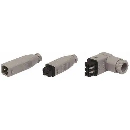 Produktfoto 1 von Hirschmann ST Leistungssteckverbinder Weiß, 400V / 10A, Kabel IP54