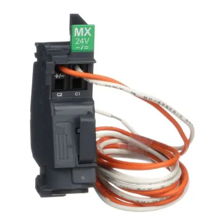 Produktfoto 1 von Schneider Electric PowerPact Compact NSXm, Kompaktschutzschalter Aufsteckbefestigung 24V ac 24 V dc