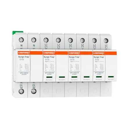 Produktfoto 1 von Mersen STPT12 Überspannungsschutz Arrester Typ 2, Arrester Typ 1 25 kA 400V ac, DIN-Hutschiene, -40 °C→80 °C