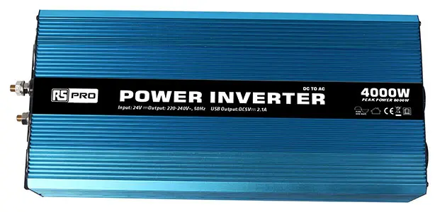 Produktfoto 1 von RS PRO Spannungswandler, 24 V / 230 V 4000W