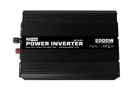 Produktfoto 1 von RS PRO Spannungswandler, 24 V dc / 230 V 2000W