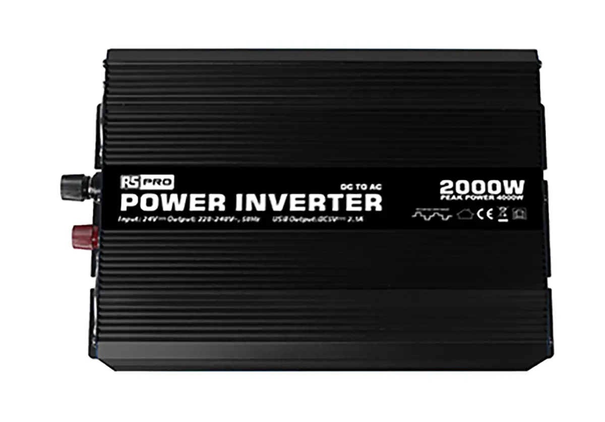 Produktfoto 1 von RS PRO Spannungswandler, 12 V dc / 230 V 2000W