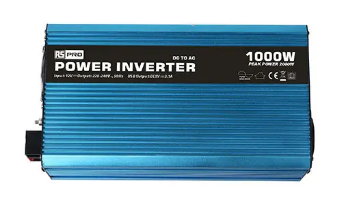 Produktfoto 1 von RS PRO Spannungswandler, 12 V / 230 V 1000W