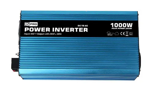 Produktfoto 1 von RS PRO Spannungswandler, 48 V / 230 V 1000W