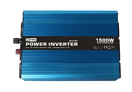 Produktfoto 1 von RS PRO Spannungswandler, 12V / 230V 1500W