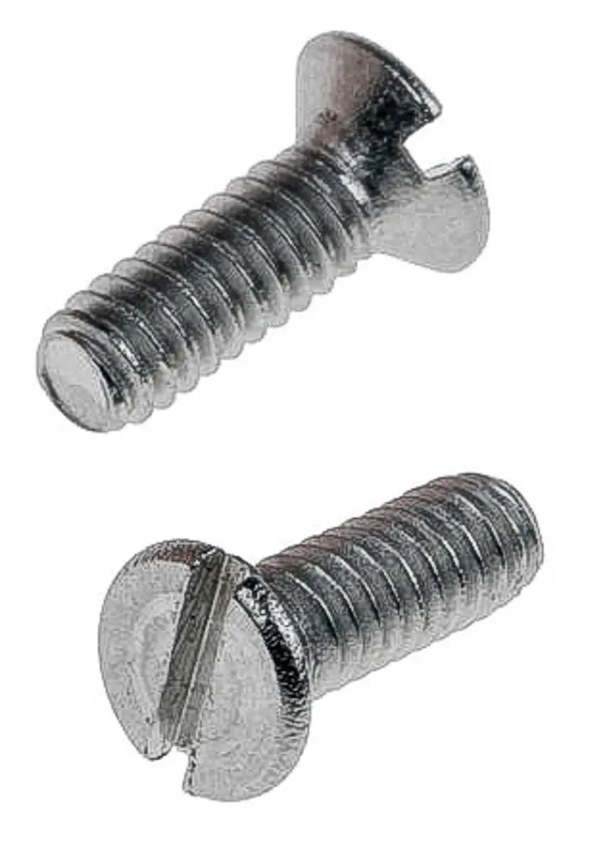 Produktfoto 1 von RS PRO Senkkopf Schlitz Schrauben A2, M1.4 x 8.0mm Edelstahl