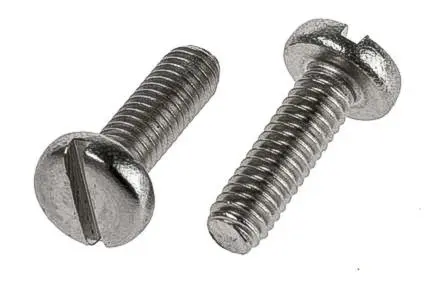 Produktfoto 1 von RS PRO Flachrund Schlitz Maschinenschraube Edelstahl 5.0 mm M1.6