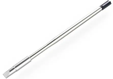 Produktfoto 1 von RS PRO 9 mm Lötspitze 4.6 mm Meißelform, gerade T130