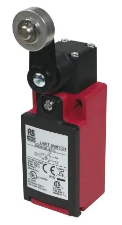 Produktfoto 1 von RS PRO Endschalter, Rollenhebel 1 Schließer/1 Öffner, IP67, GFK 600V ac 10A