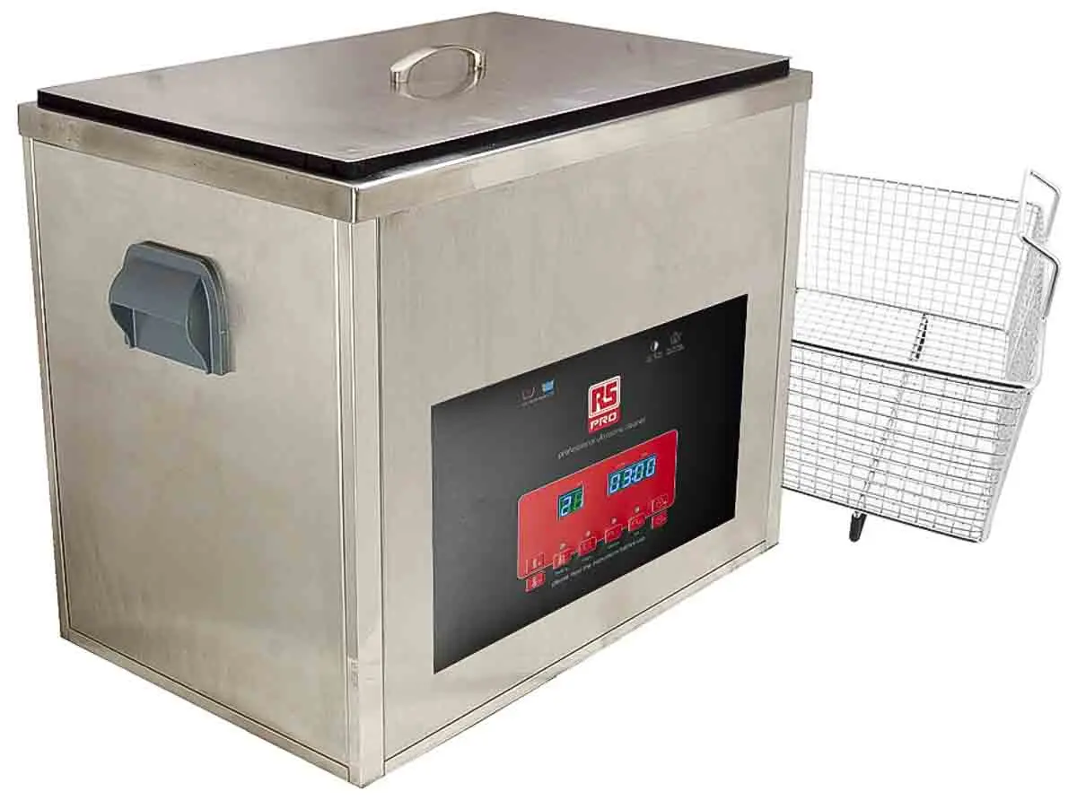 Produktfoto 1 von RS PRO Edelstahl Ultraschallbad 36L, 800 W, 570 mm x 455 mm x 360 mm