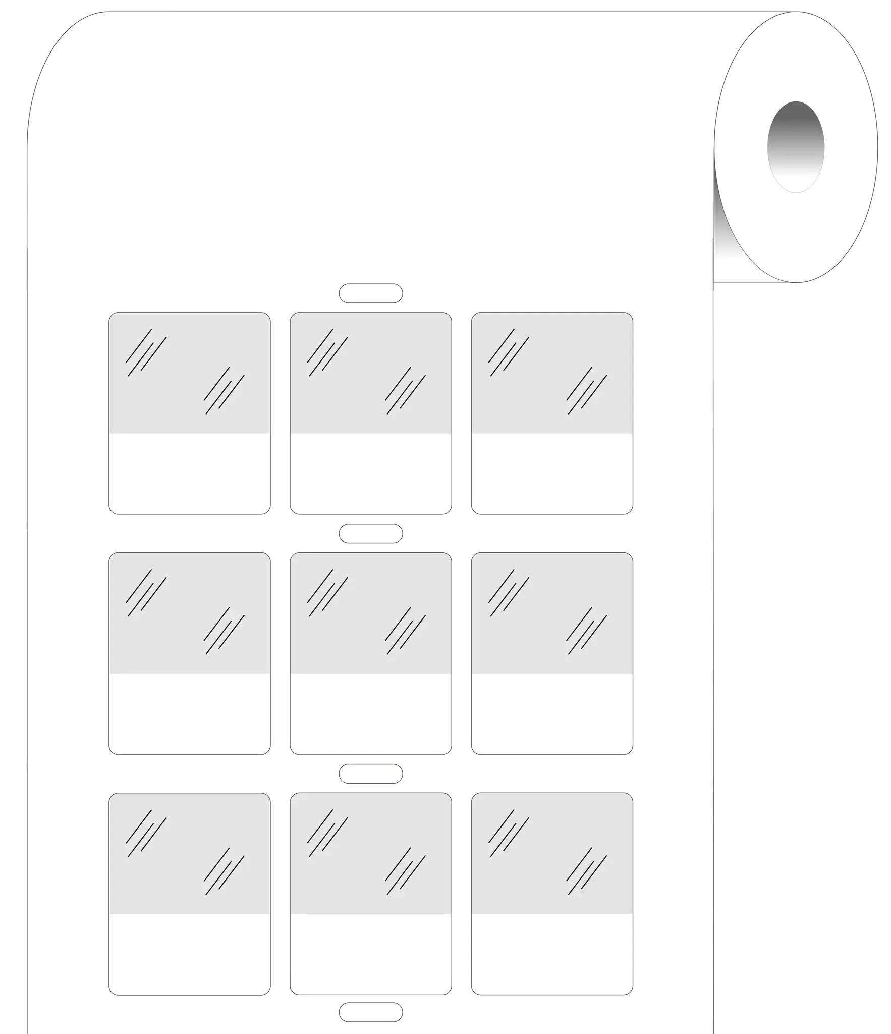 Produktfoto 1 von Brady Kabeletiketten B. 25.4 mm für BBP11, BBP12, PR Plus, THT 76 mm, Kerndrucker 3000 Per Pack auf Weiß 31.75 mm