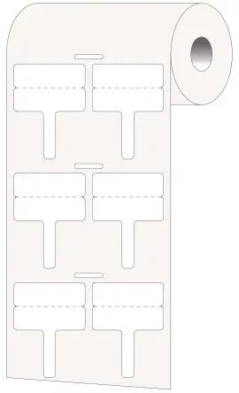 Brady Etikette auf Rolle B. 30 mm für BBP11, BBP12, BP1244, BP1344, BP4000, BP4320, PR200Plus, PR300Plus, PR600Plus 1000