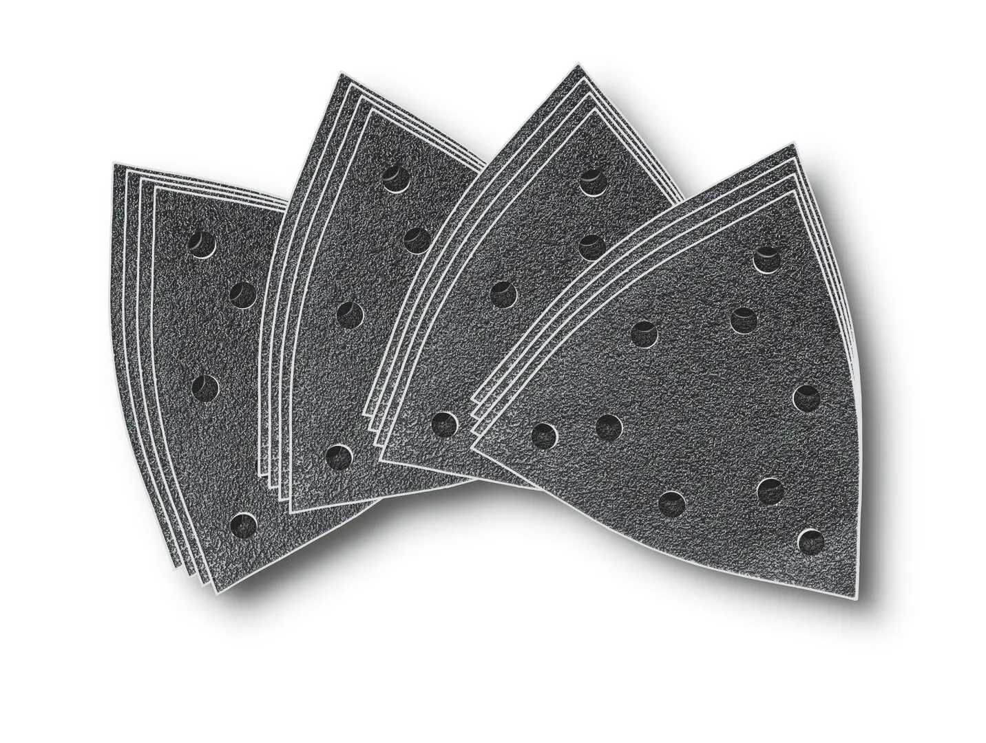 Produktfoto 1 von FEIN Schleifpapier, Aluminiumbeschichtet, Grob Grad, Korngröße 60, 80, 120, 180, 130 mm 130 mm