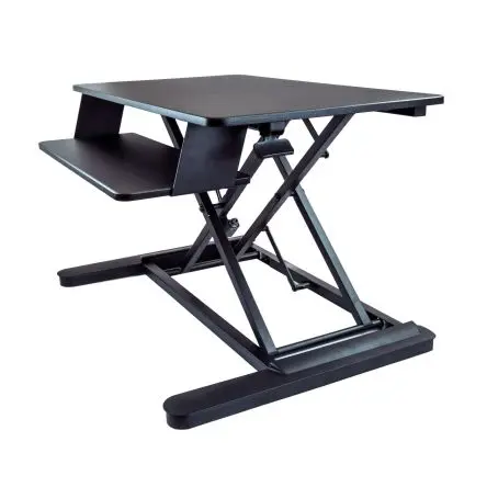 Produktfoto 1 von StarTech.com Sitzen/Stehen Computerarbeitsplatz Schwarz Tastaturablage, B 900mm H 160 mm T 666 mm