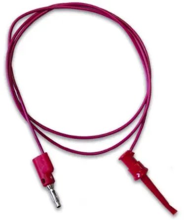 Produktfoto 1 von Mueller Electric Steckverbinder-Messleitung 5A, Rot Nylon-isoliert 600 mm