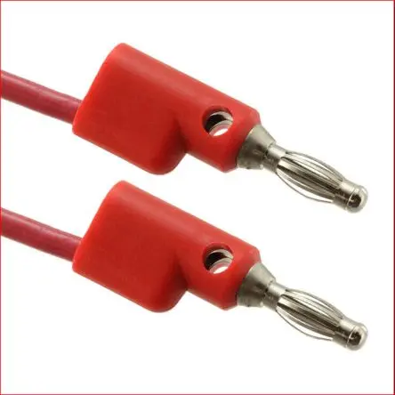 Produktfoto 1 von Mueller Electric Steckverbinder-Messleitung 15A, Rot 1.2 m, 1000V
