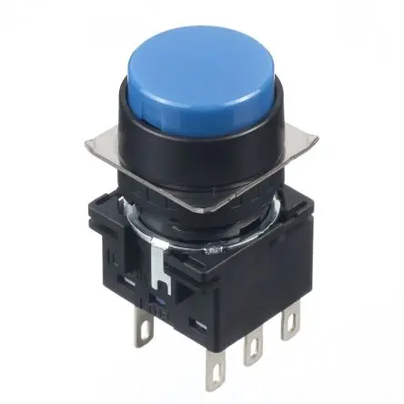 Produktfoto 1 von Idec LB Druckschalter wartungsfrei Ø 16 mm, 2-poliger Umschalter / 5A 30 V dc 125 V ac, IP65