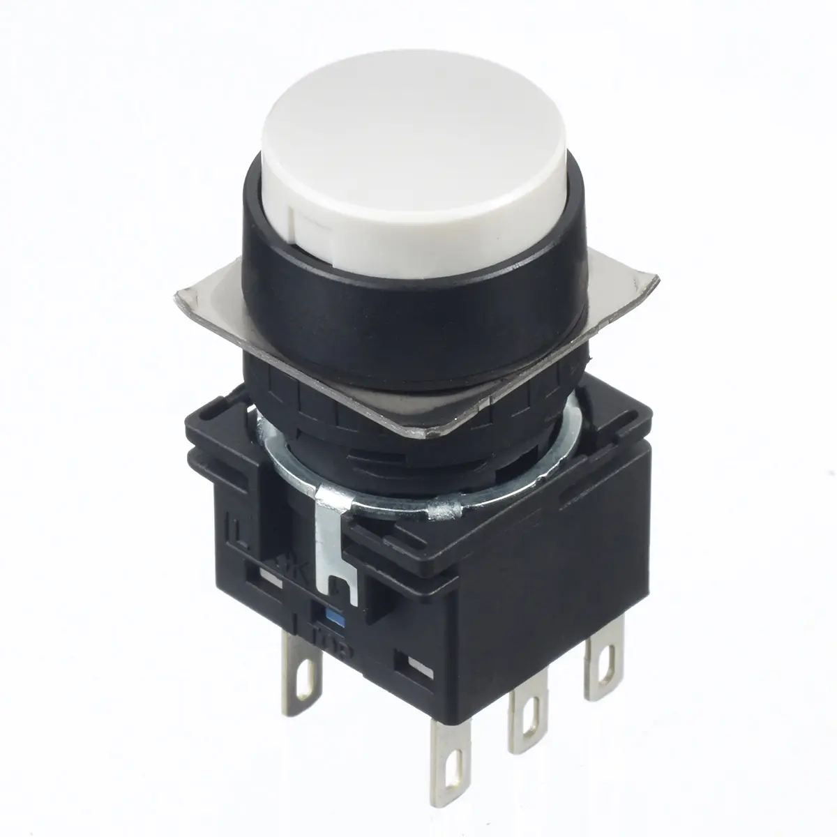 Produktfoto 1 von Idec LB Druckschalter Beleuchtet Tastend Ø 16 mm, 2-poliger Umschalter / 5 A 30 V dc 125 V ac, IP65