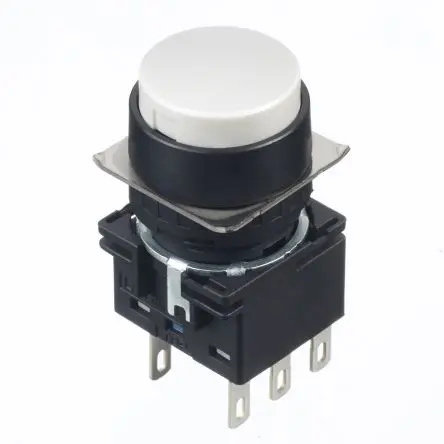 Produktfoto 1 von Idec LB Druckschalter Beleuchtet Tastend Ø 16 mm, 2-poliger Umschalter / 5A 30 V dc 125 V ac, IP65
