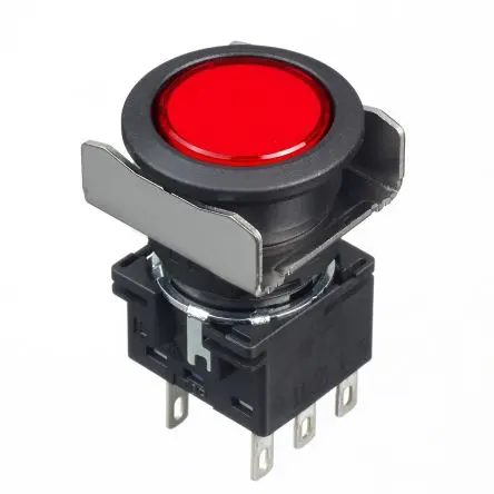 Produktfoto 1 von Idec LB Druckschalter Beleuchtet Tastend Ø 16 mm, 2-poliger Umschalter 30 V dc 125 V ac, IP65